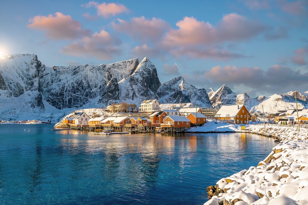Aventures hivernales de luxe dans les îles Lofoten en Norvège – 7 jours